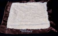 Caden Lane Little Monkey Brown Lovey Blanket